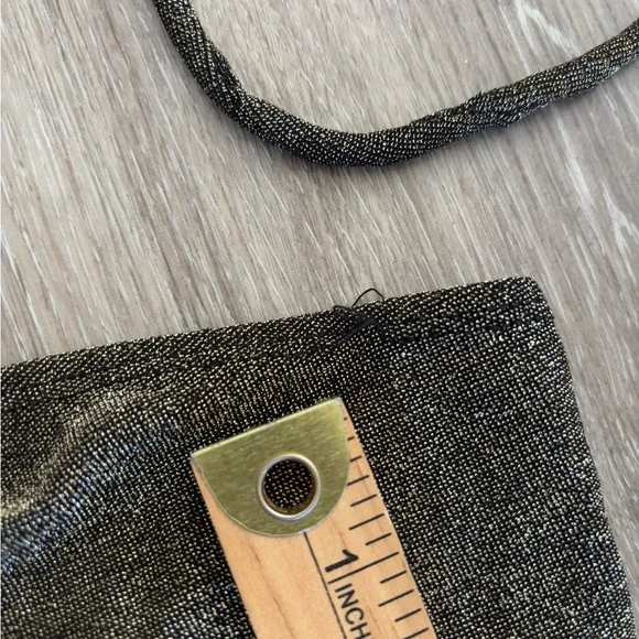 Reformation Anders Metallic Gold Sparkle Halter Top Size M - Picture 9 of 9